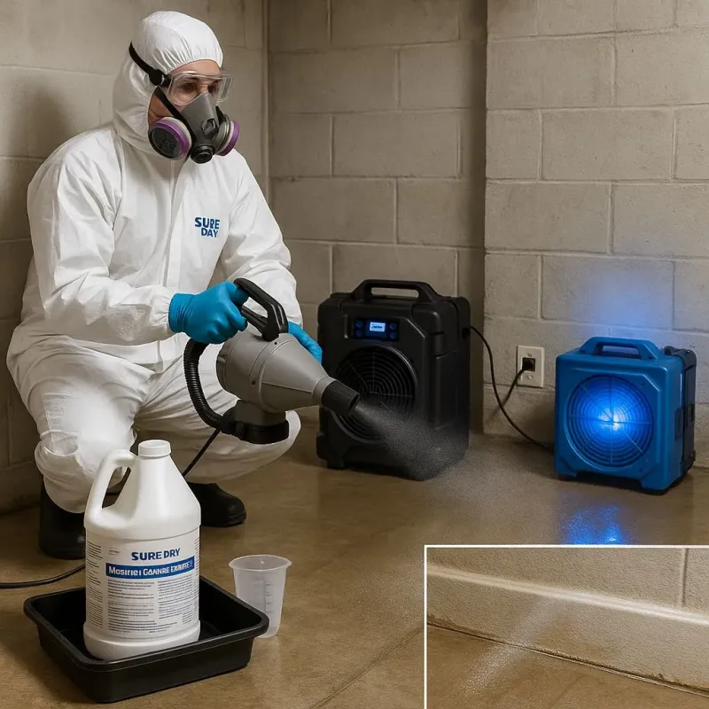 Sanitization and Odor Removal process in Grant, MN