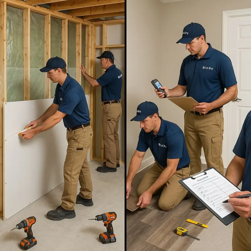 Repairs and Reconstruction process in Grant, MN